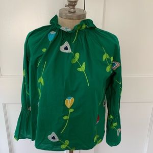 Cynthia Rowley Aurelia Embroidered Blouse